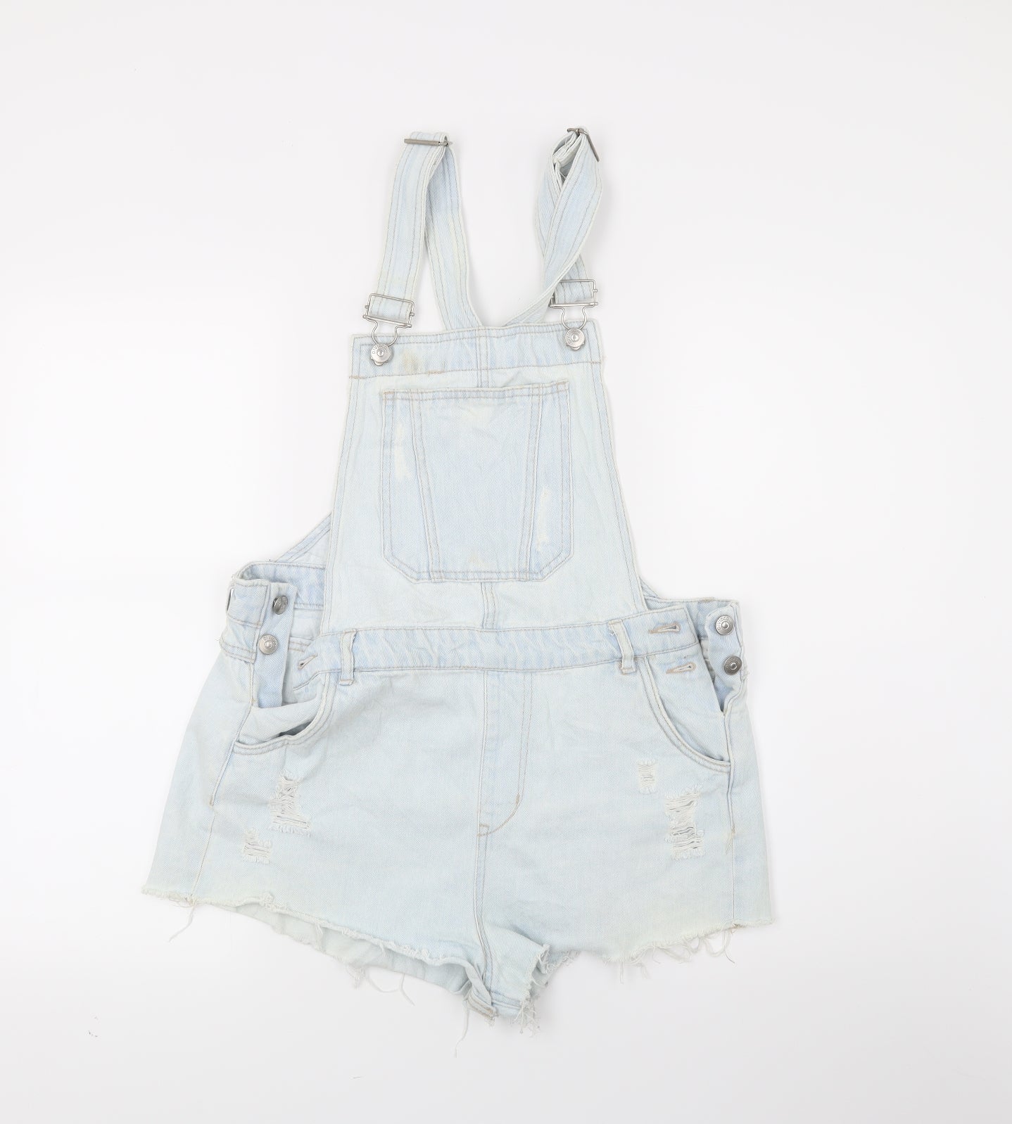 Divided Womens Blue  Denim Shorts One-Piece Size 16