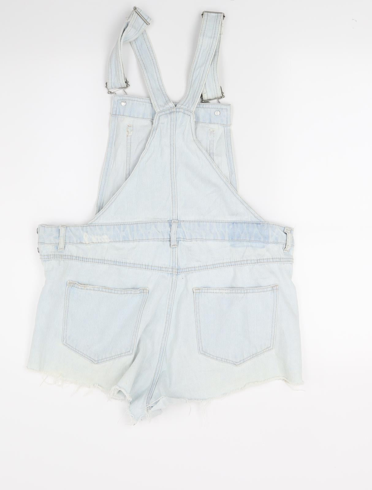 Divided Womens Blue  Denim Shorts One-Piece Size 16