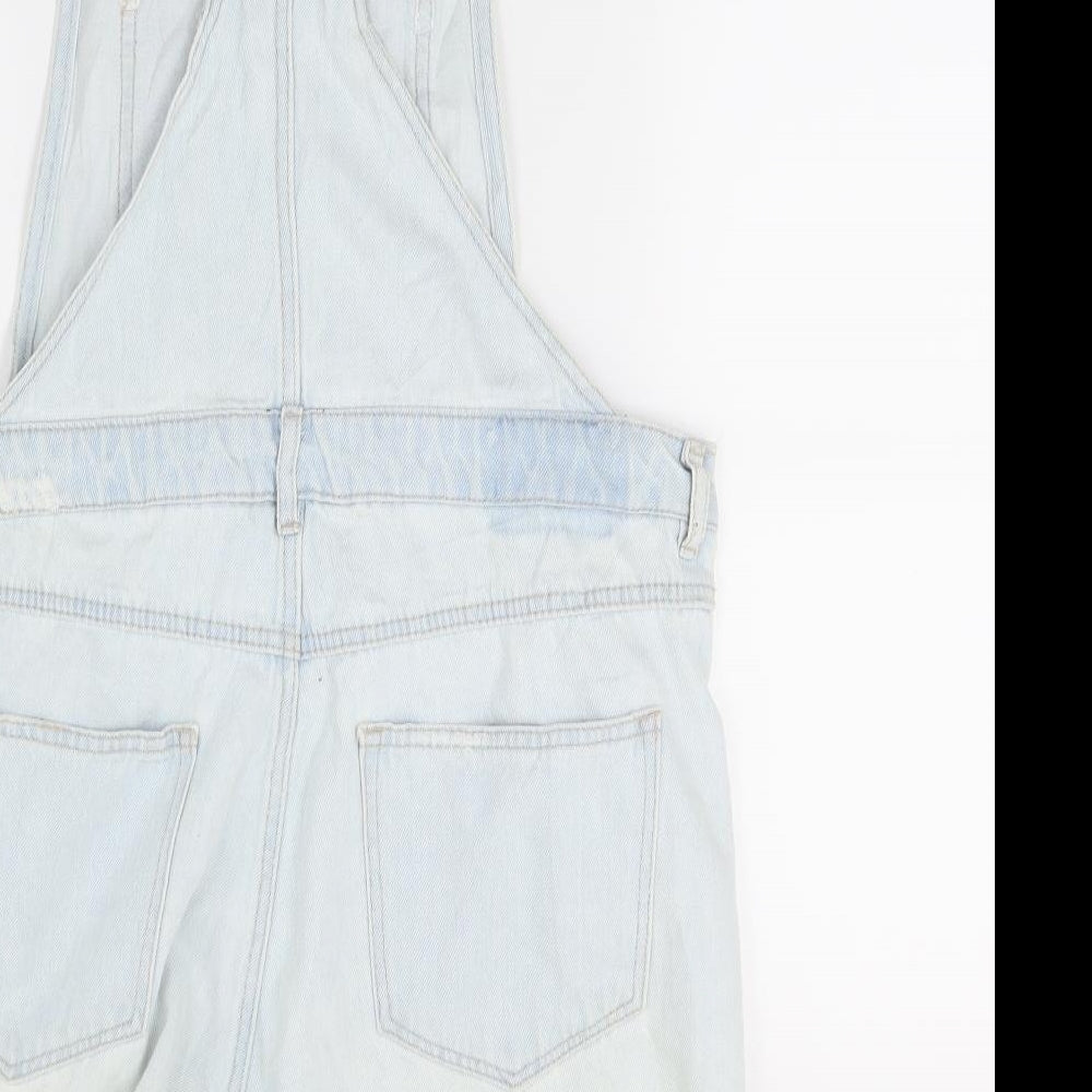 Divided Womens Blue  Denim Shorts One-Piece Size 16