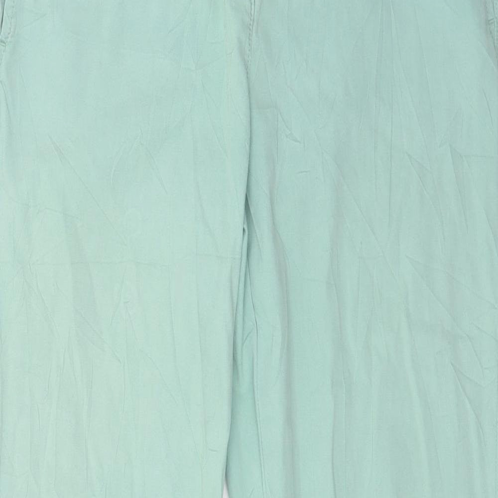 Marks and Spencer Womens Green   Trousers  Size 14 L28 in