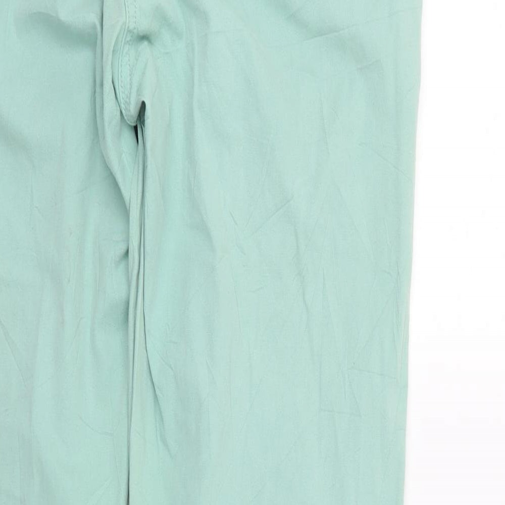 Marks and Spencer Womens Green   Trousers  Size 14 L28 in