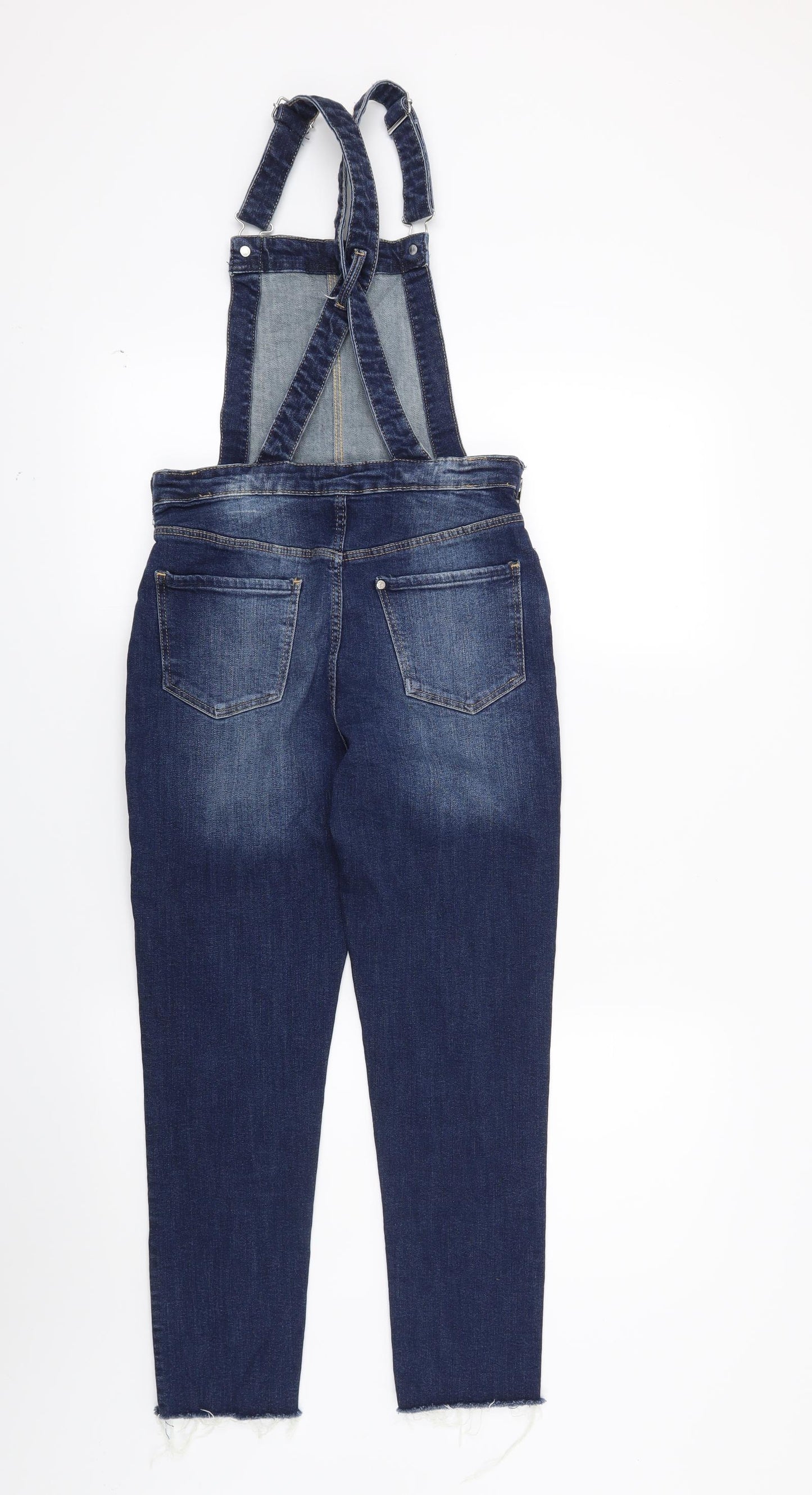 H&M Girls Blue  Denim Dungaree One-Piece Size 12-13 Years