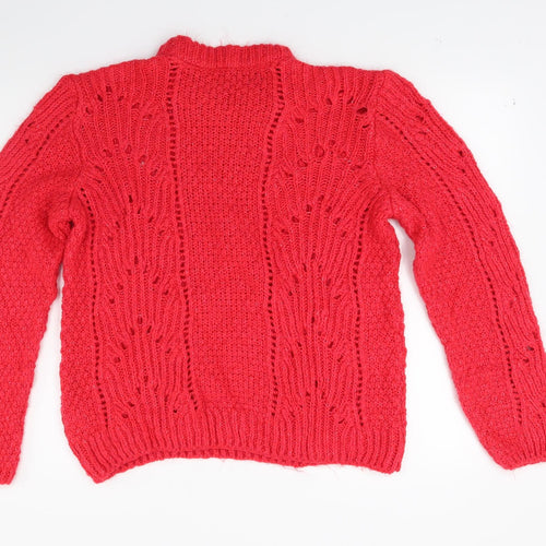 peruna Womens Red   Pullover Jumper Size 16
