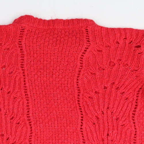 peruna Womens Red   Pullover Jumper Size 16
