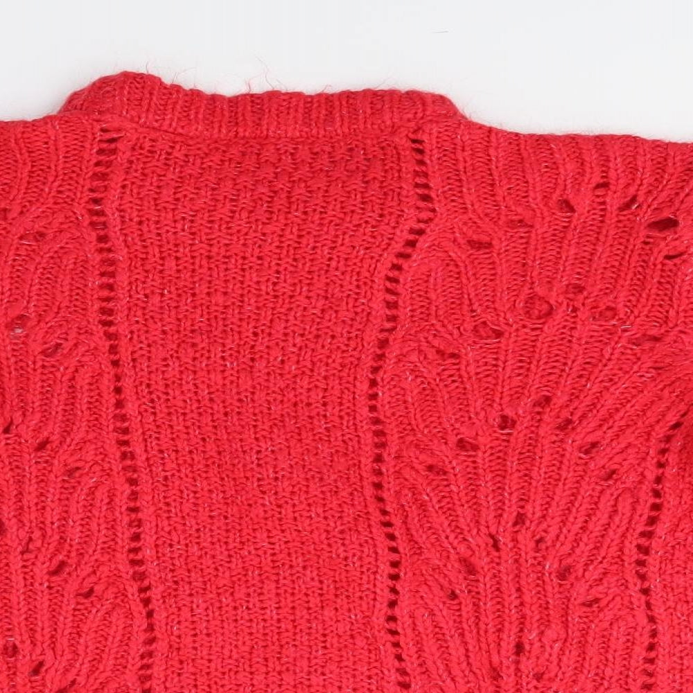 peruna Womens Red   Pullover Jumper Size 16