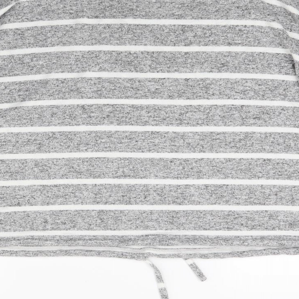 Marks and Spencer Womens Grey Striped  Top Pyjama Top Size 18