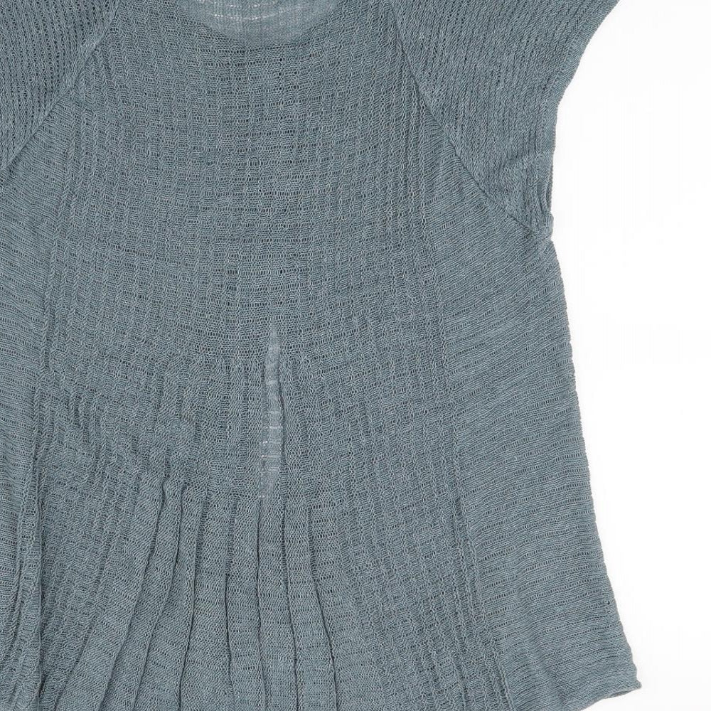 Marks and Spencer Womens Green  Knit Cardigan Jumper Size 20