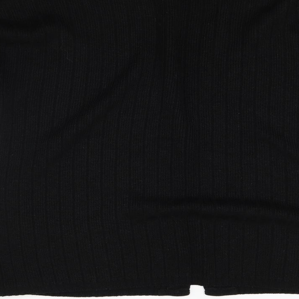 L vouge Womens Black  Knit Cardigan Jumper Size L