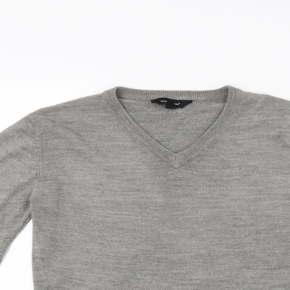 Ceader wood state Mens Grey  Knit Pullover Jumper Size S