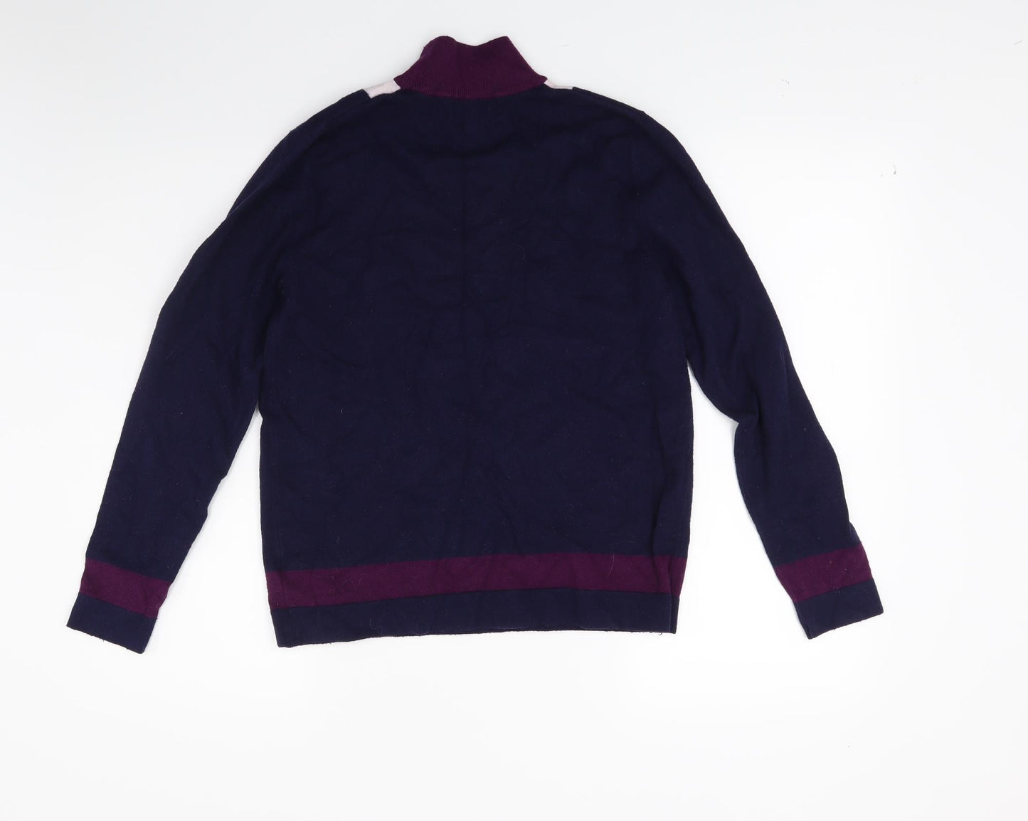 Paramour Womens Blue  Knit Pullover Jumper Size M