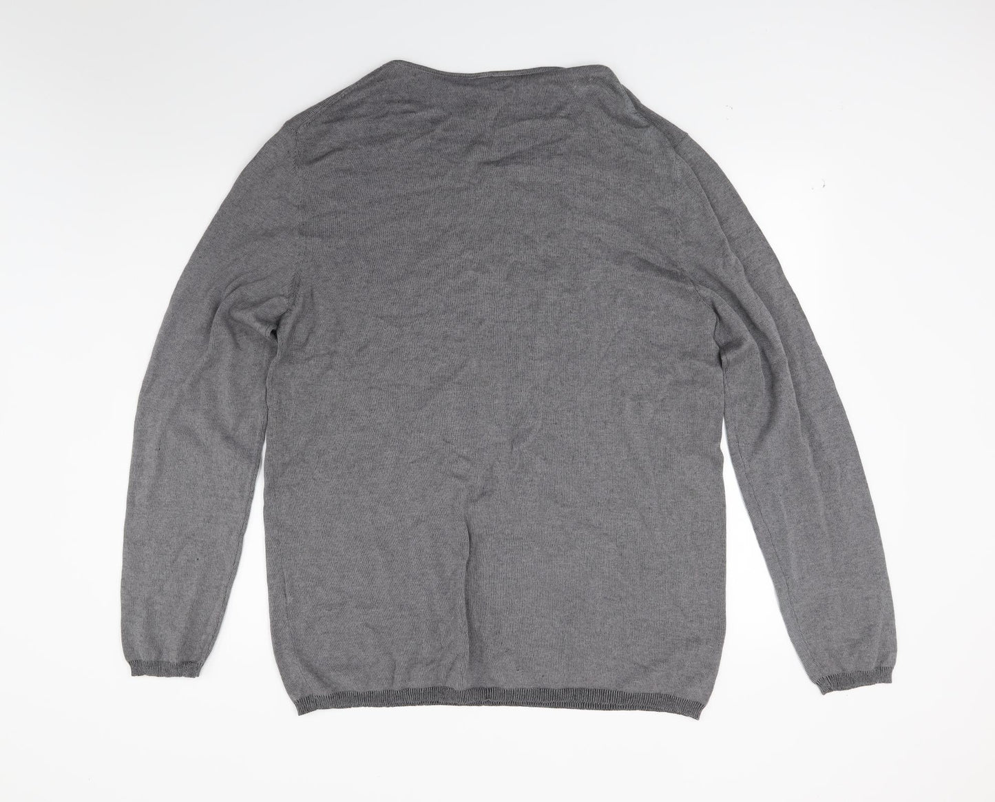 Straight up Mens Grey   Pullover Jumper Size XL