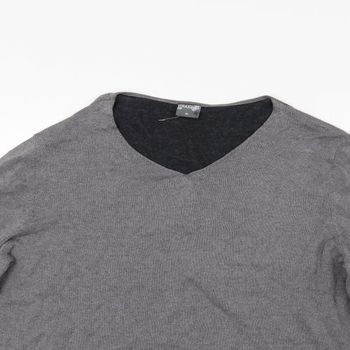 Straight up Mens Grey   Pullover Jumper Size XL