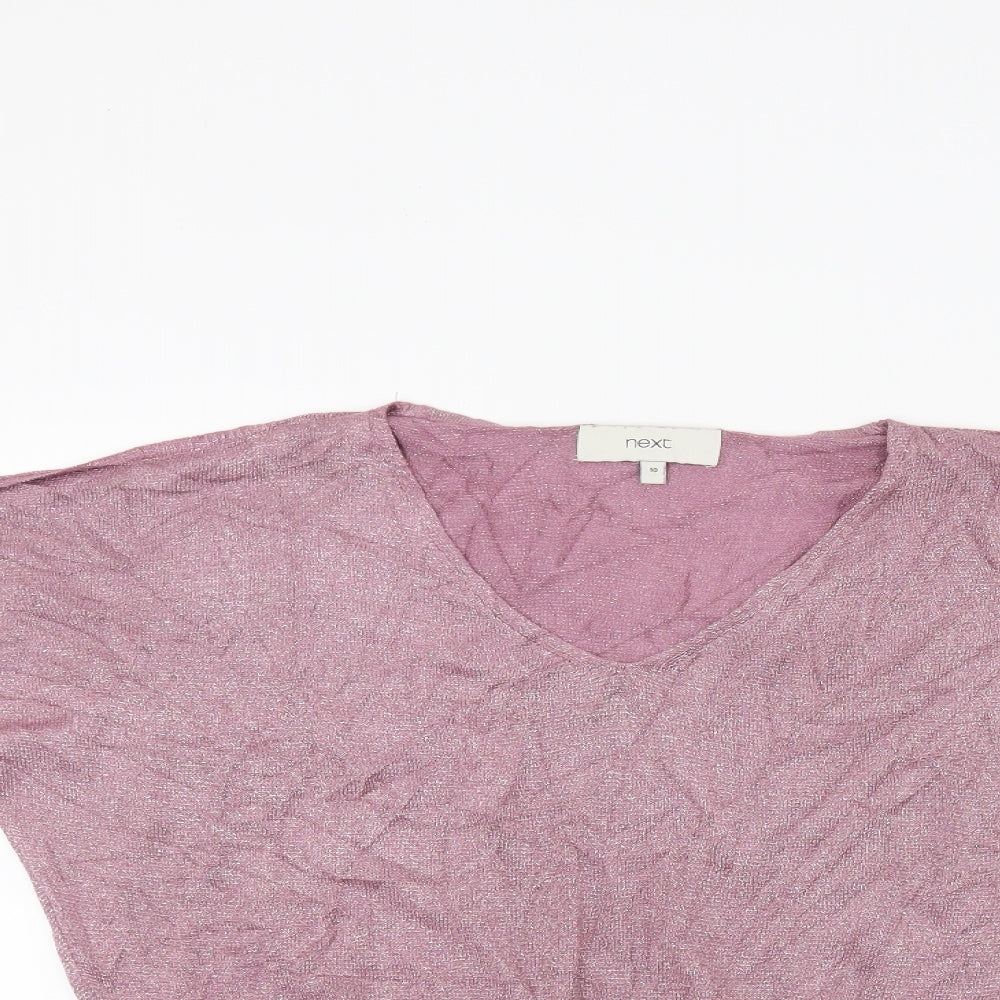 NEXT Womens Pink  Knit Pullover Jumper Size 10