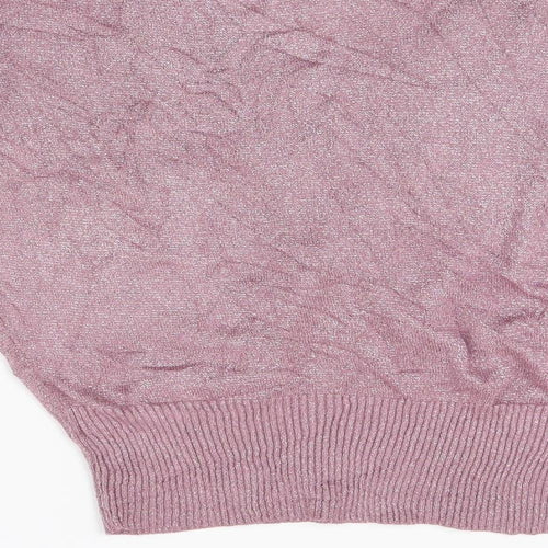 NEXT Womens Pink  Knit Pullover Jumper Size 10