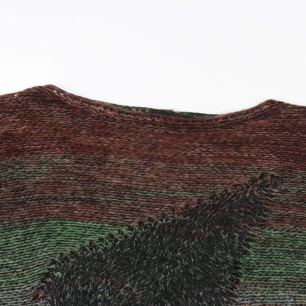 Klass Womens Multicoloured  Knit Pullover Jumper Size M