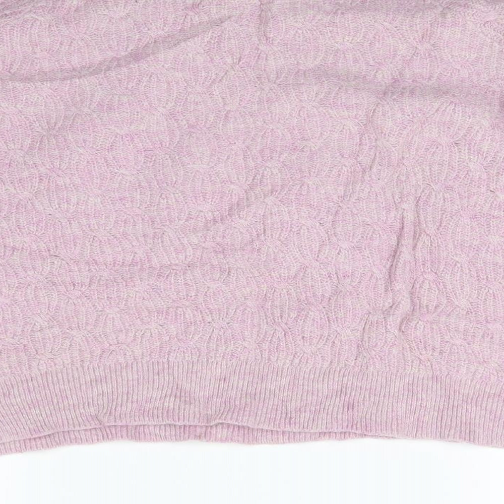 Laura Ashley Womens Pink  Knit Pullover Jumper Size 10