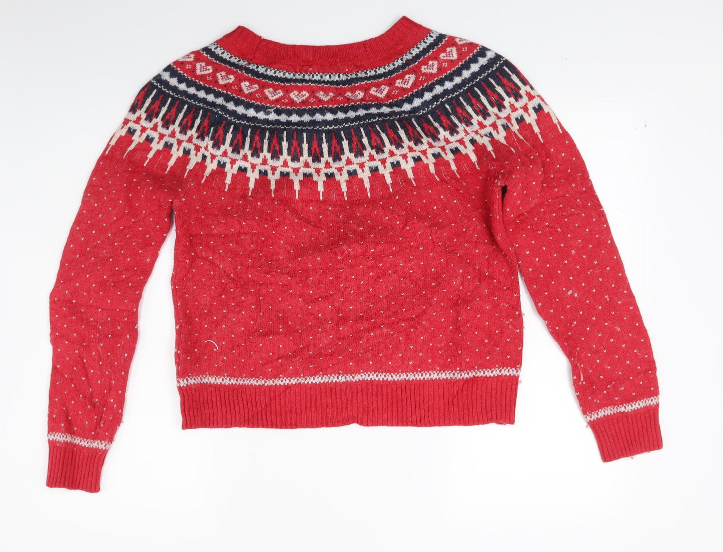 Fatface Womens Red   Pullover Jumper Size 10