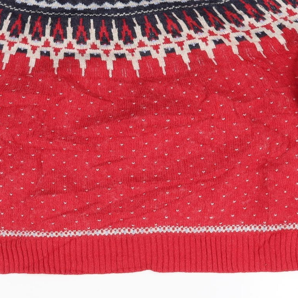 Fatface Womens Red   Pullover Jumper Size 10