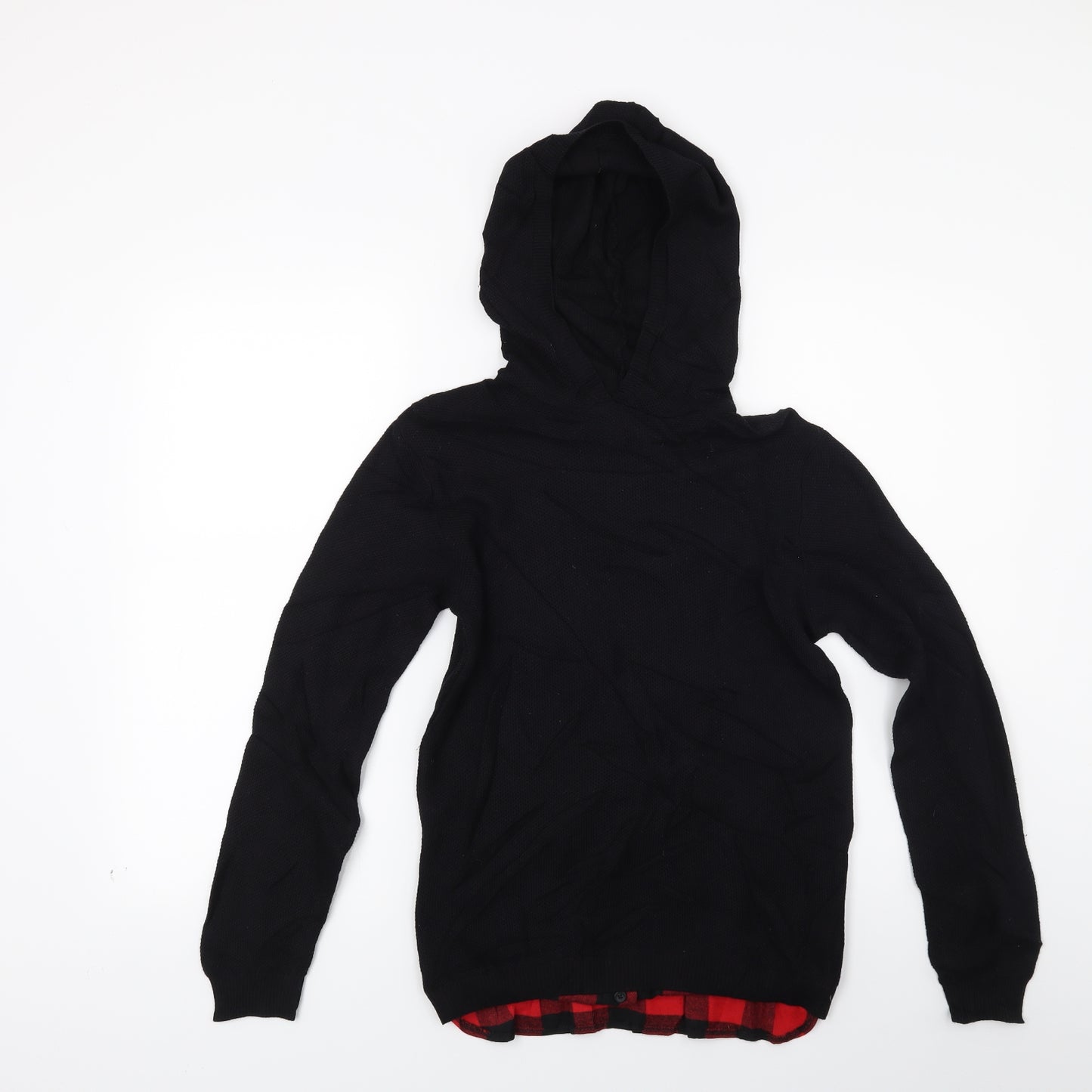 Primark Boys Black   Pullover Hoodie Size 10-11 Years