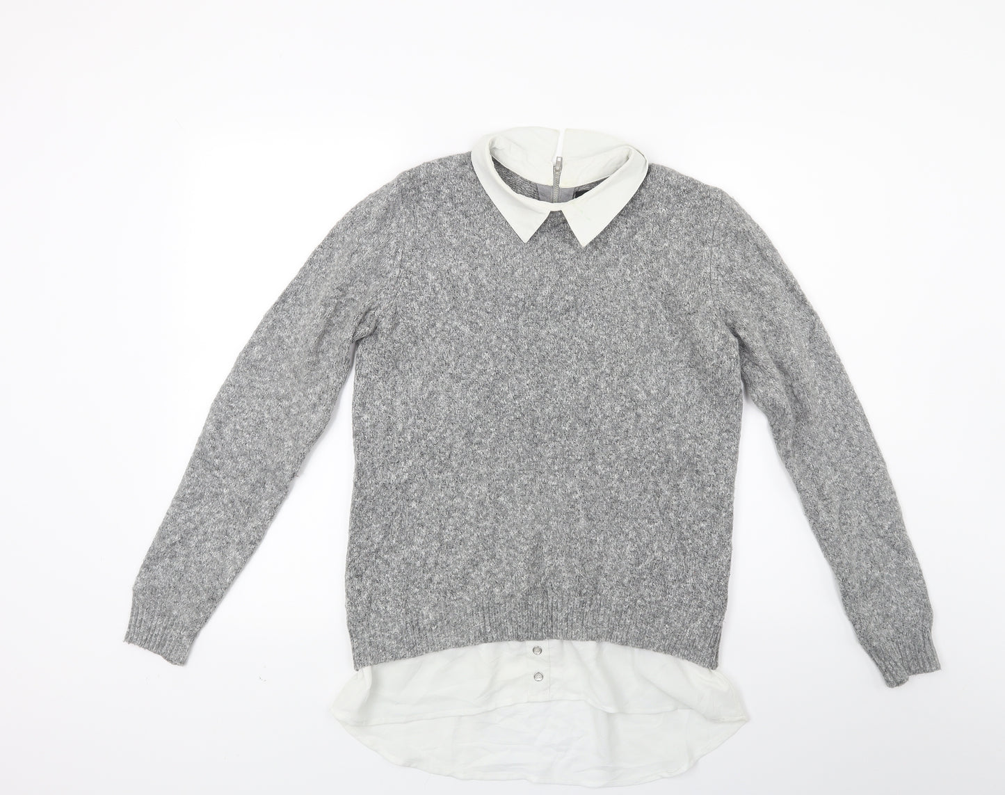 Atmosphere Womens Grey  Knit Pullover Jumper Size 12
