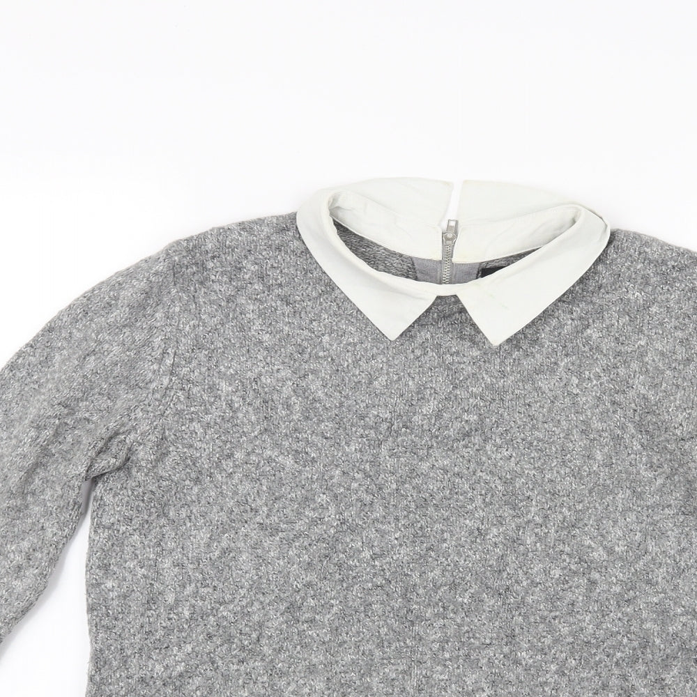 Atmosphere Womens Grey  Knit Pullover Jumper Size 12