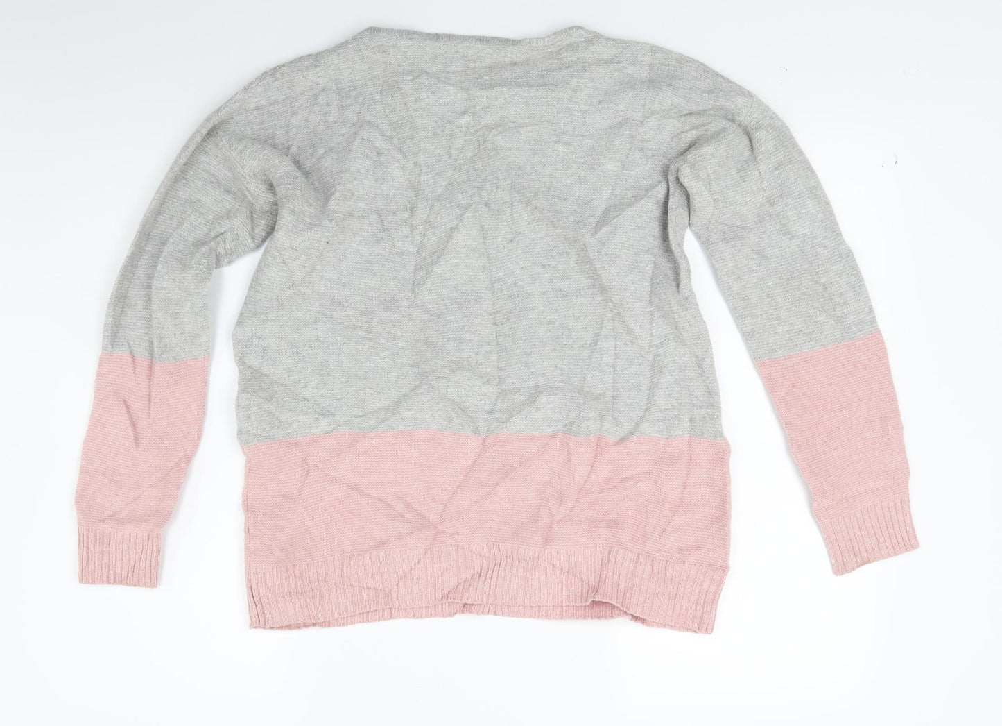 South Coast Womens Grey  Knit Pullover Jumper Size 12