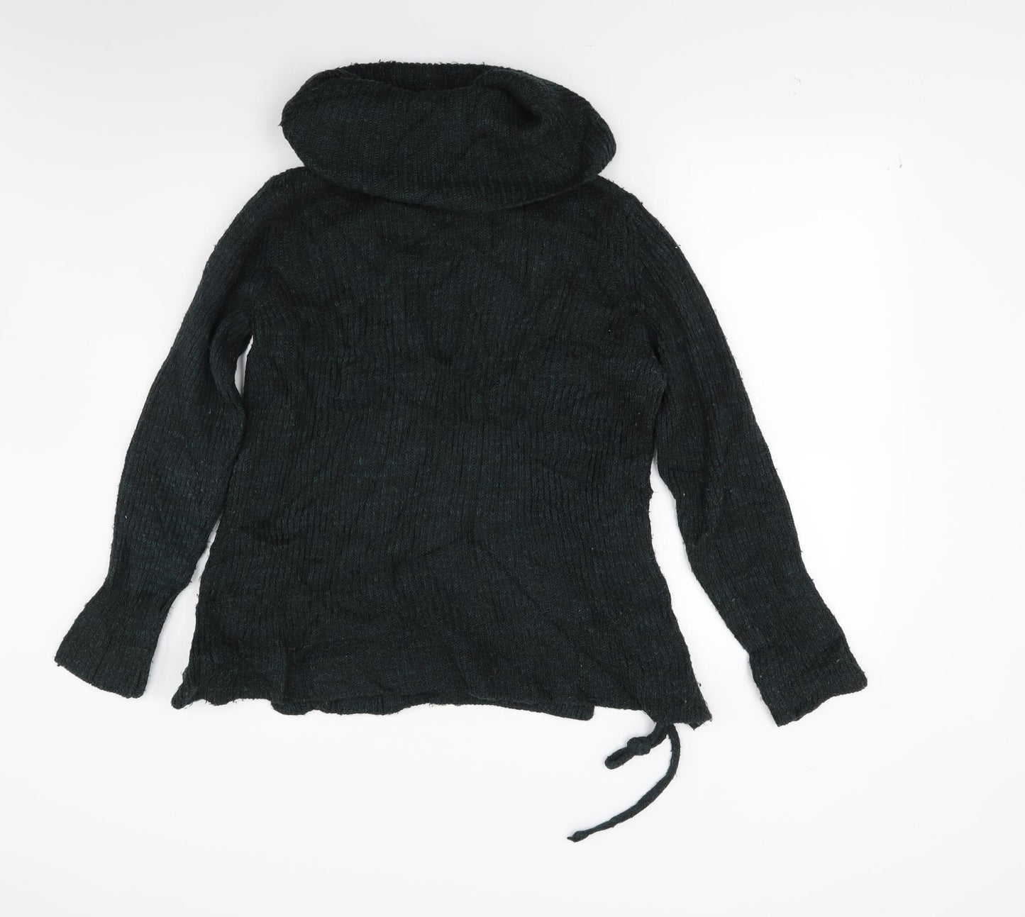 Papaya Womens Green  Knit Pullover Jumper Size S