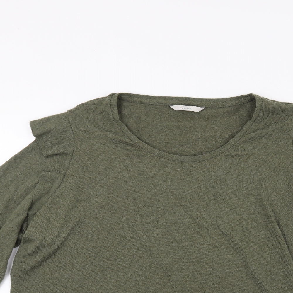 George Womens Green   Tunic Jumper Size 24