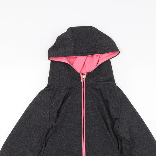 Young Dimension Girls Grey   Full Zip Hoodie Size 13 Years