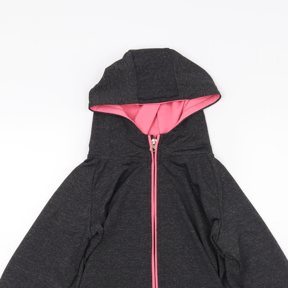Young Dimension Girls Grey   Full Zip Hoodie Size 13 Years