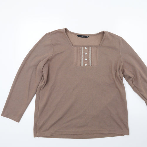 BM Womens Brown   Pullover Jumper Size M