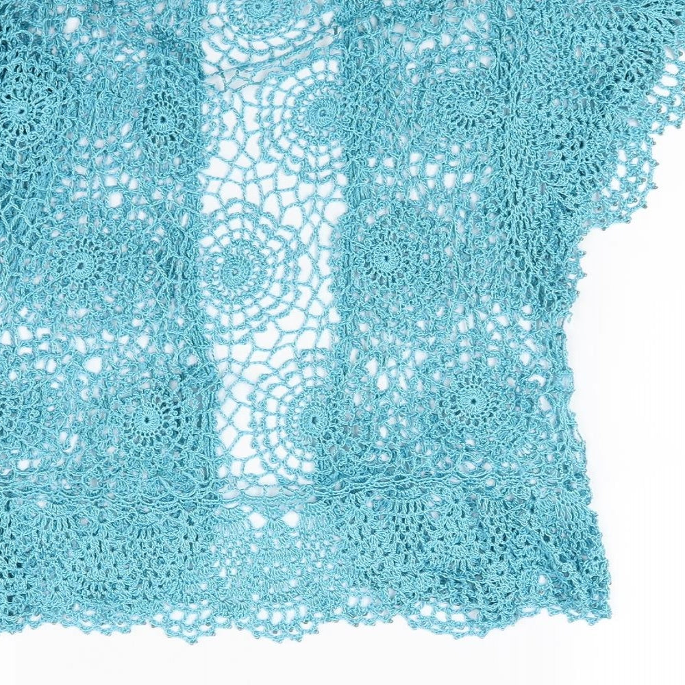 M&Co Womens Blue   Wrap Jumper One Size