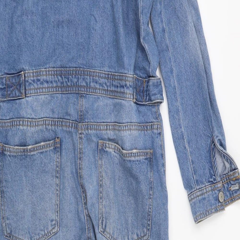 Primark Womens Blue  Denim Dungaree One-Piece Size 10
