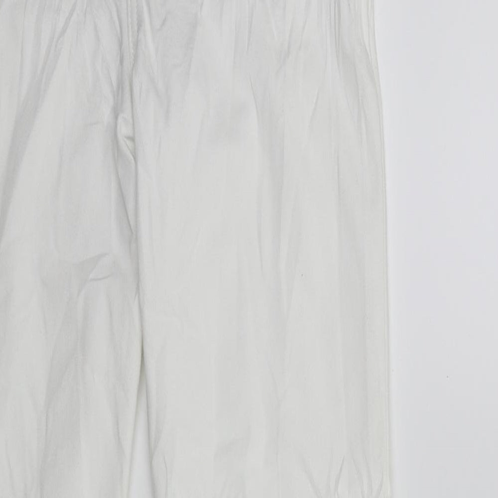 Per Una Womens White  Denim Straight Jeans Size 8 L30 in