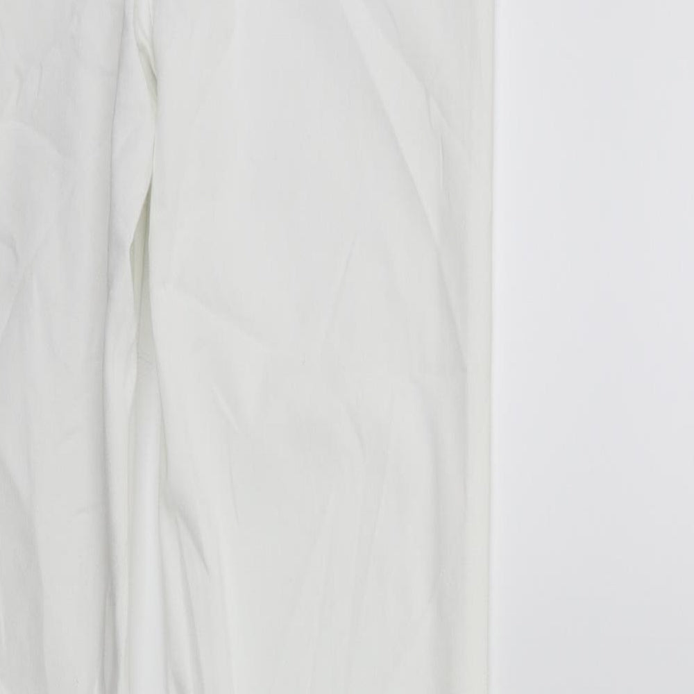 Per Una Womens White  Denim Straight Jeans Size 8 L30 in