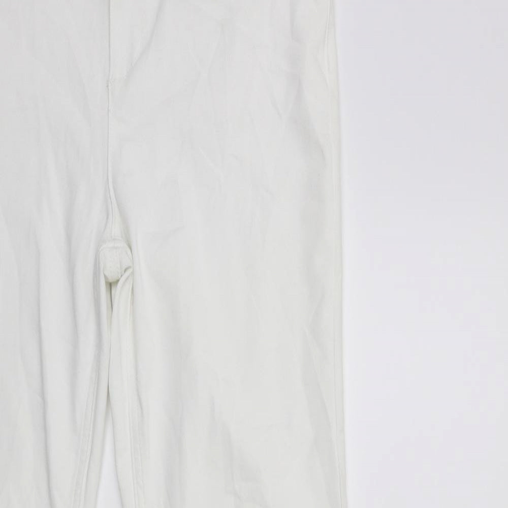 Per Una Womens White   Straight Jeans Size 12 L30 in