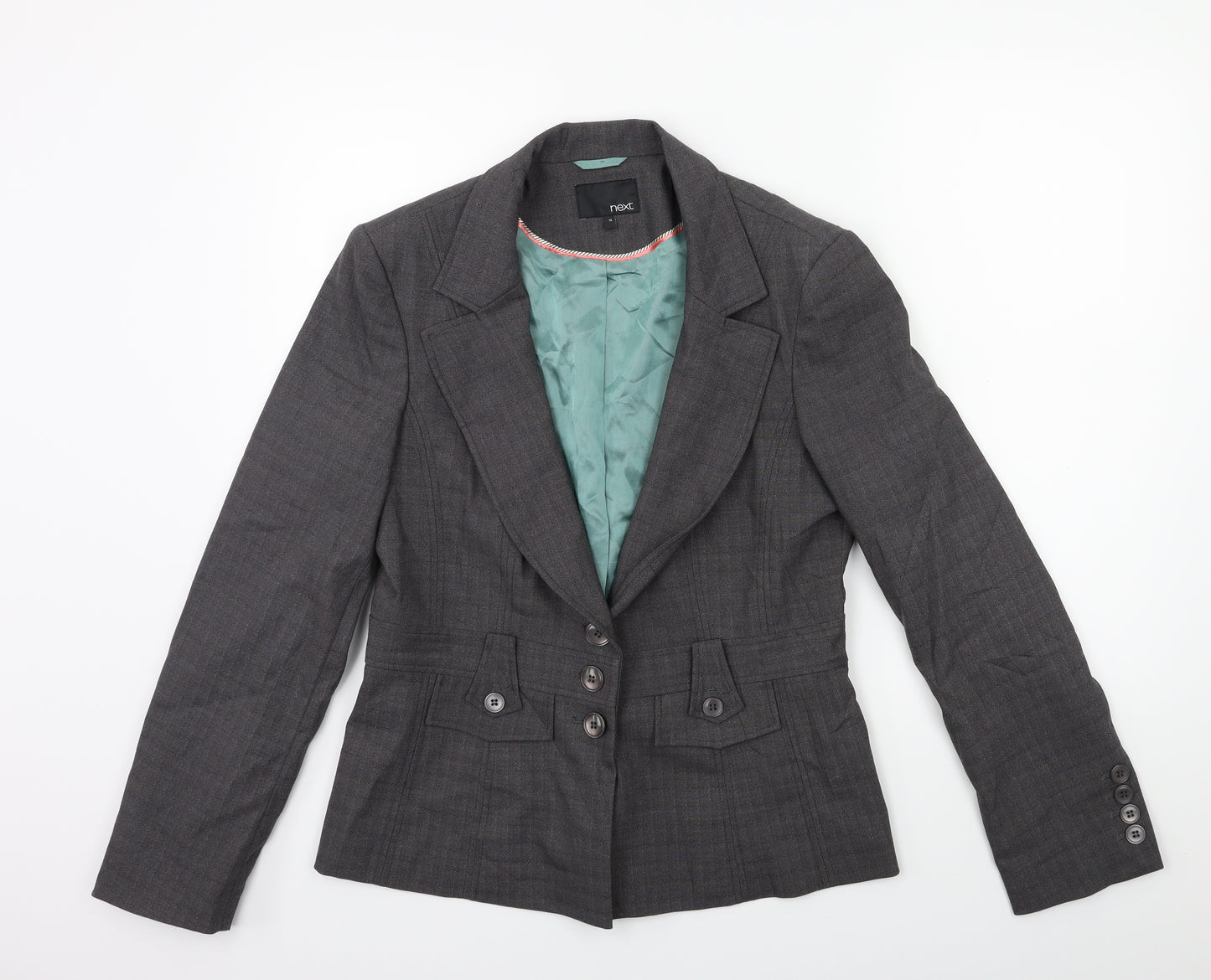 NEXT Womens Grey   Jacket Blazer Size 14