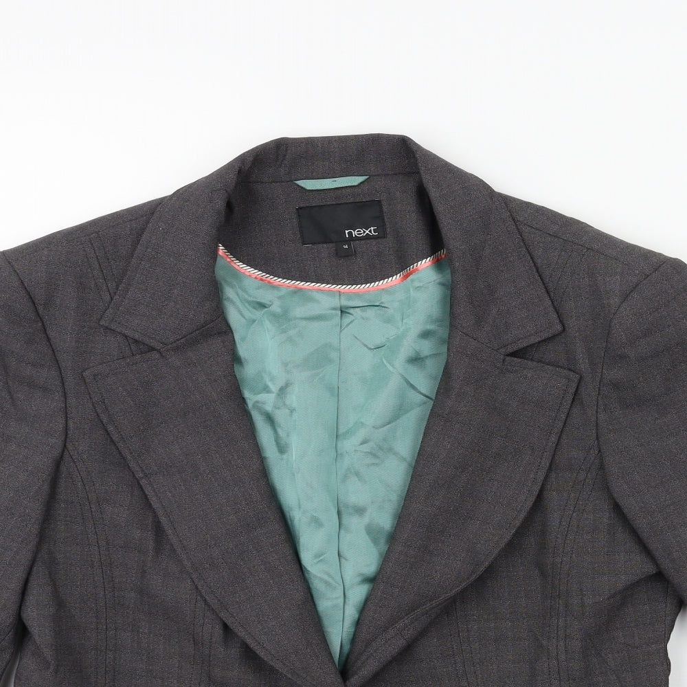 NEXT Womens Grey   Jacket Blazer Size 14