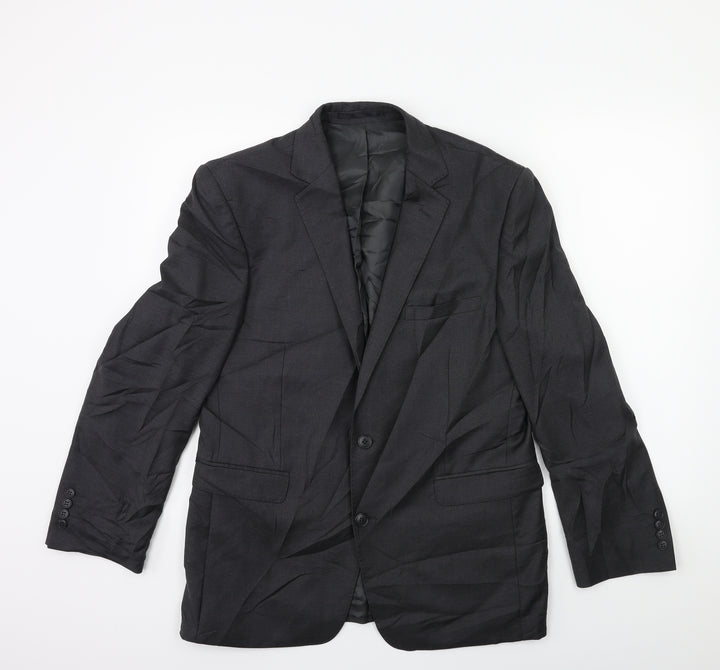 Lanificio Mens Grey Jacket Suit Jacket Size 40