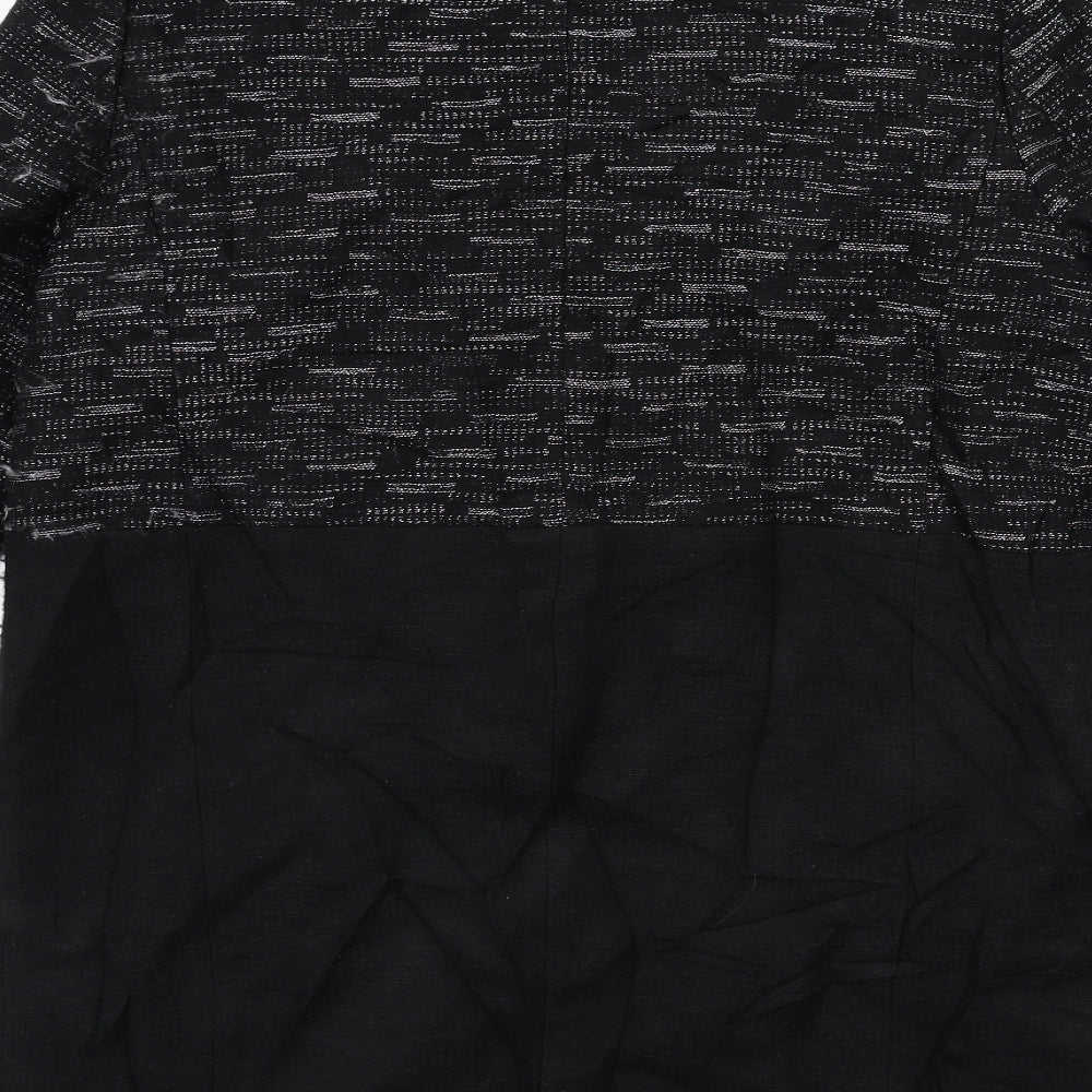 Per Una Womens Black   Overcoat Coat Size 10