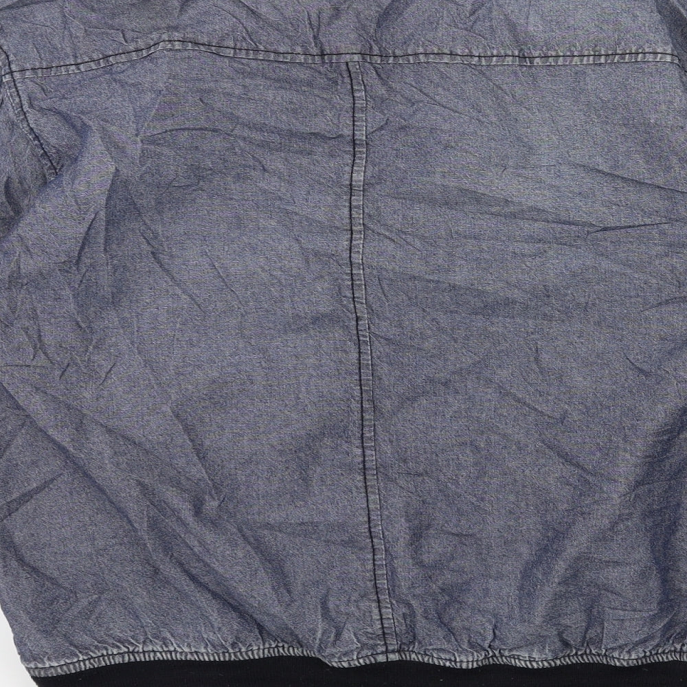 Cedar Wood State Mens Blue  Denim Overcoat Coat Size M
