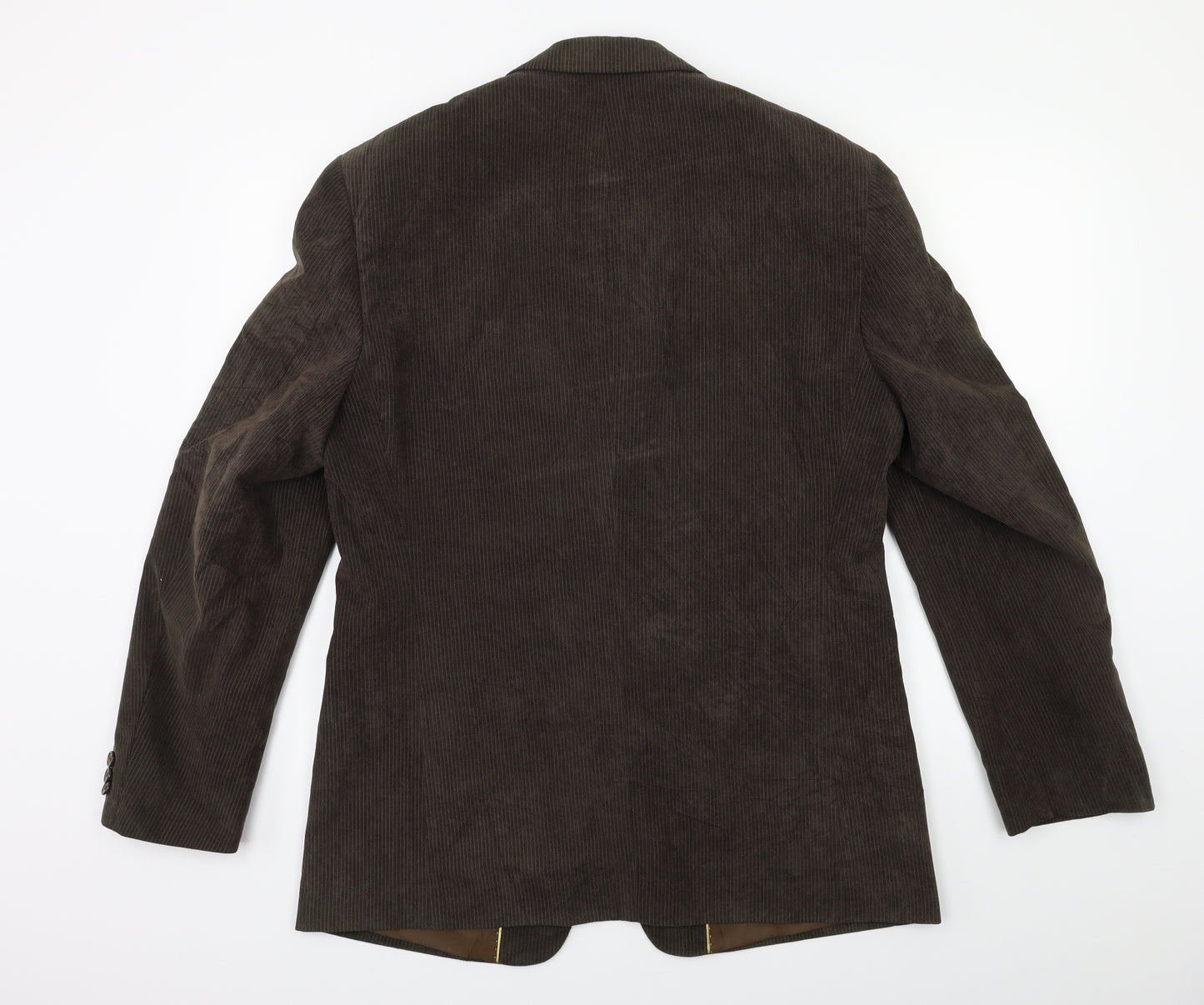Preworn Mens Brown  Corduroy Jacket Suit Jacket Size 40