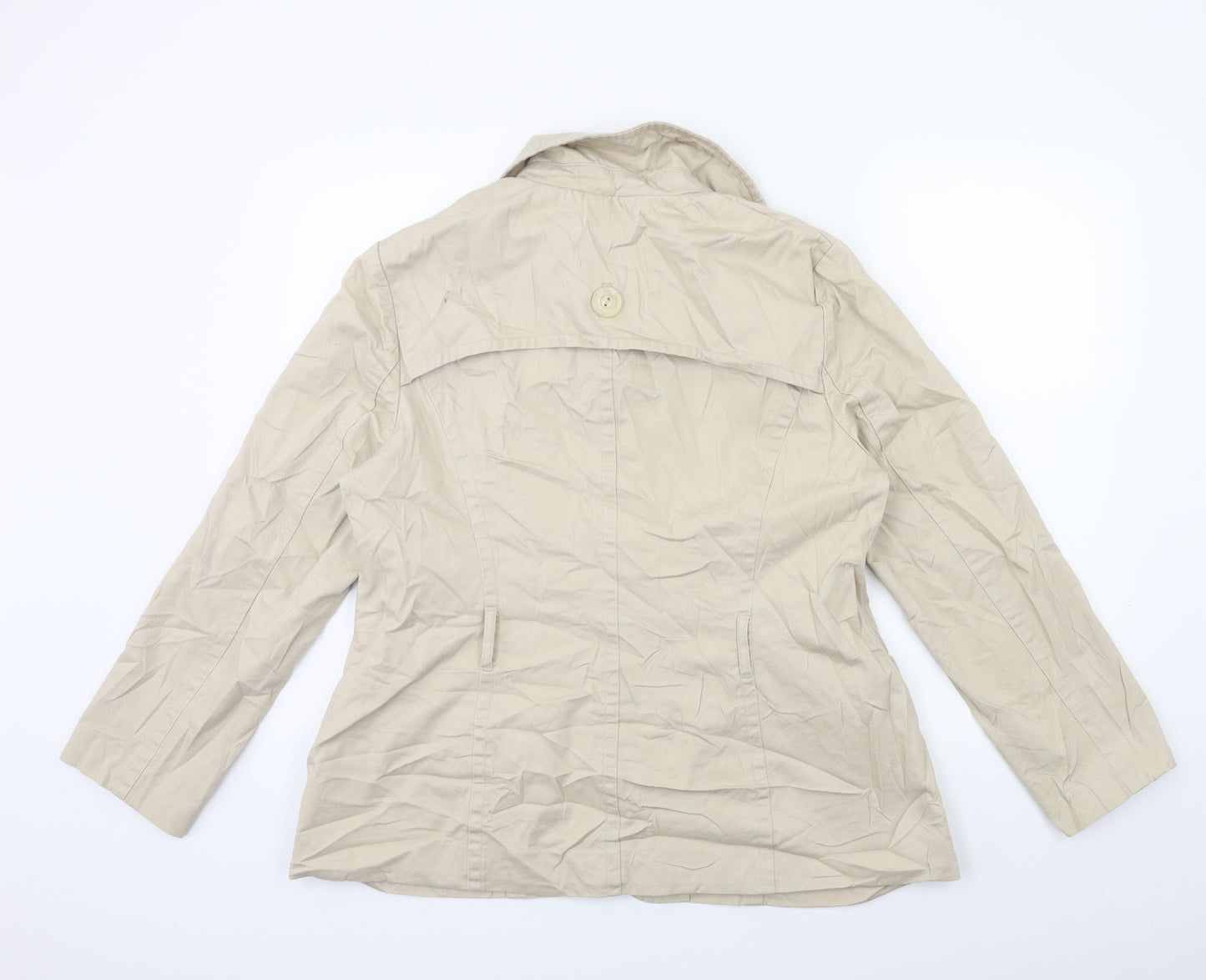 M&Co Womens Beige   Jacket  Size 16