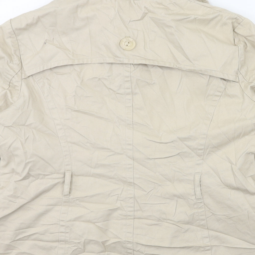 M&Co Womens Beige   Jacket  Size 16