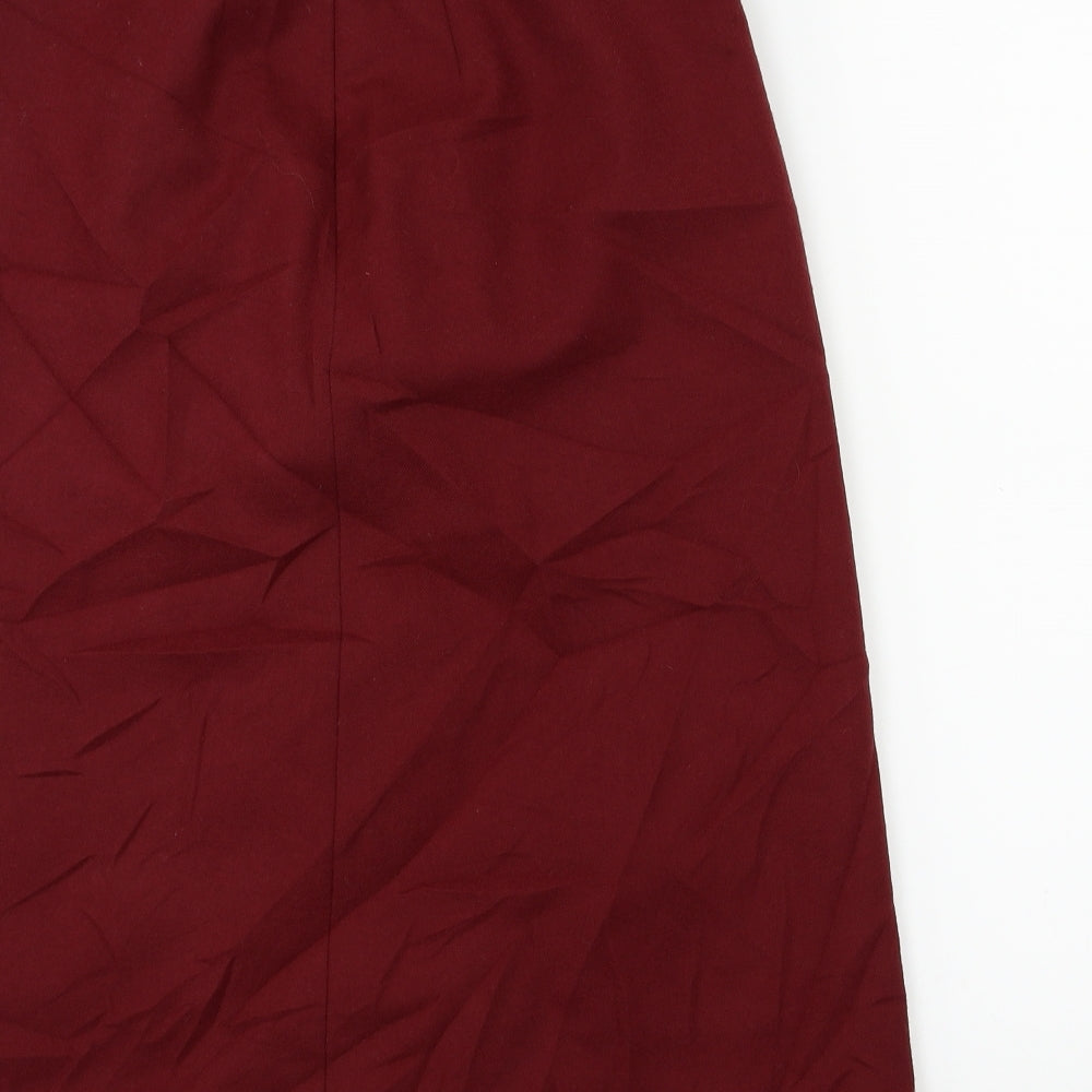 DAKS Womens Red   A-Line Skirt Size 28 in