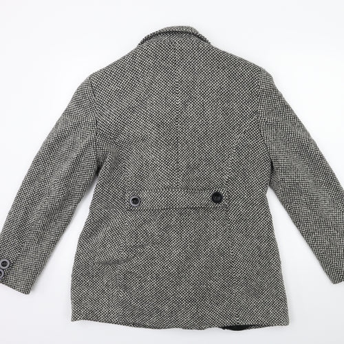 BHS Womens Black   Overcoat Coat Size 14
