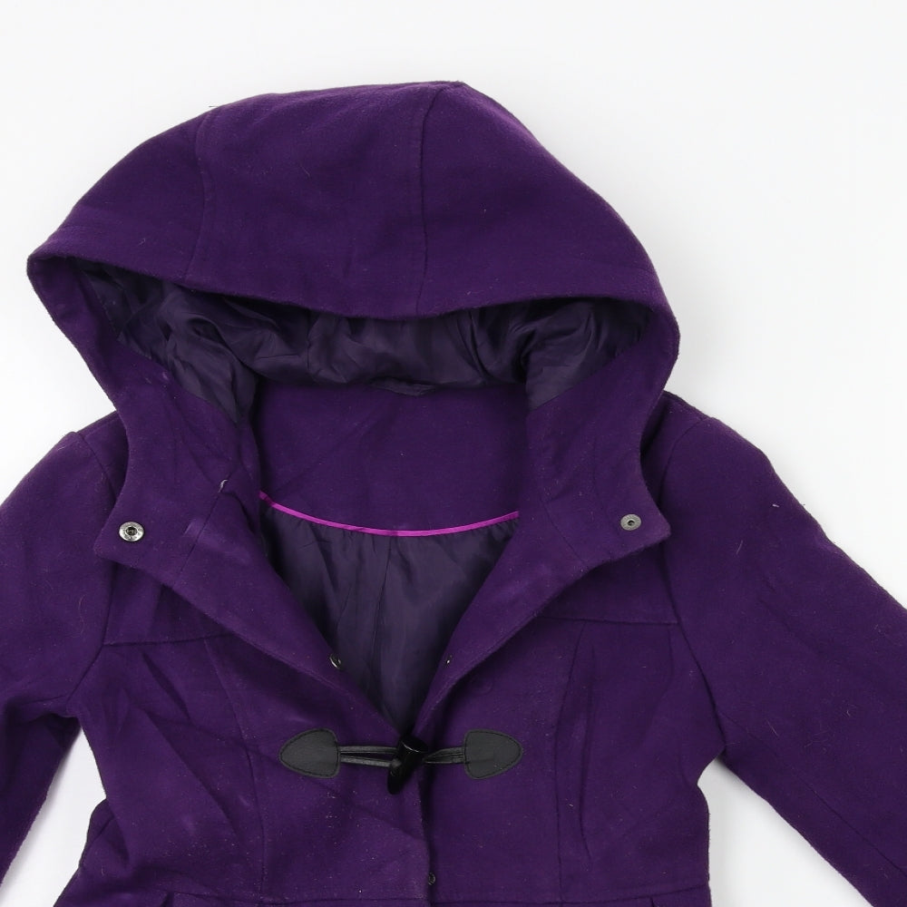 Tammy Girls Purple   Overcoat Coat Size 10 Years