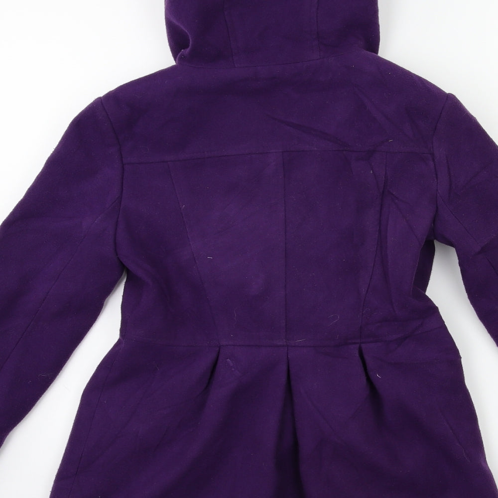 Tammy Girls Purple   Overcoat Coat Size 10 Years