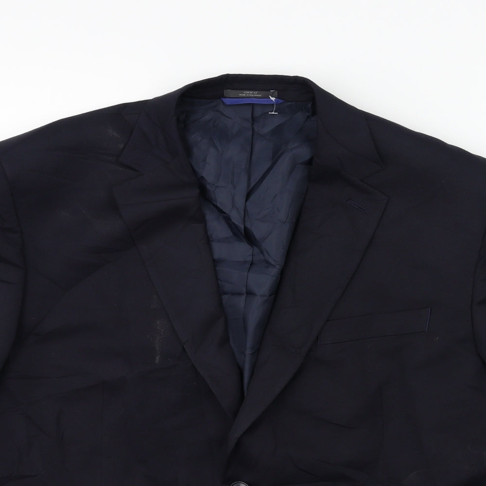 Marks and Spencer Mens Blue   Jacket Suit Jacket Size 42