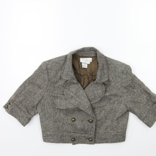 Spiegel Womens Brown   Jacket Coat Size 8